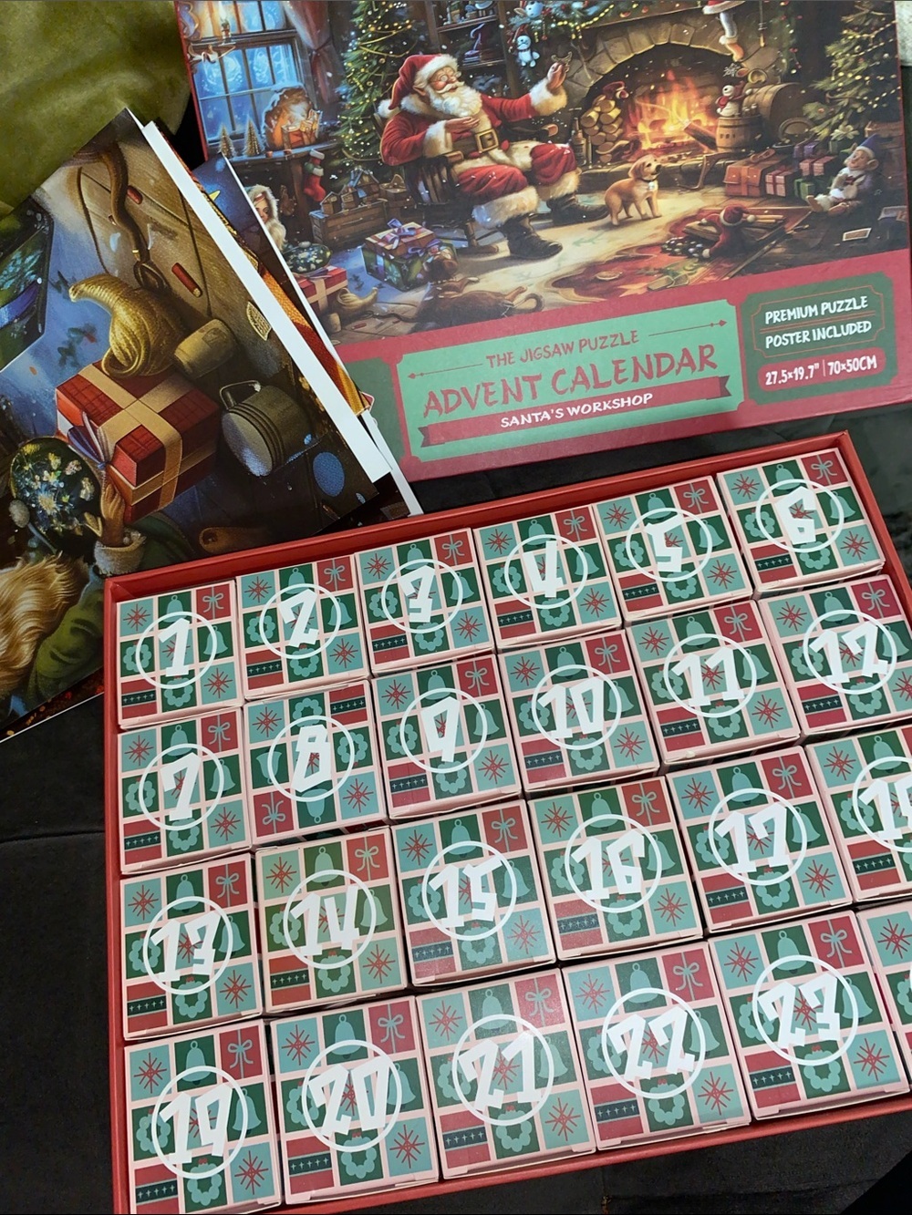 🆕 Advent Calendar • Santa's Workshop • Jigsaw Puzzle • 1008 pc • Plus Poster